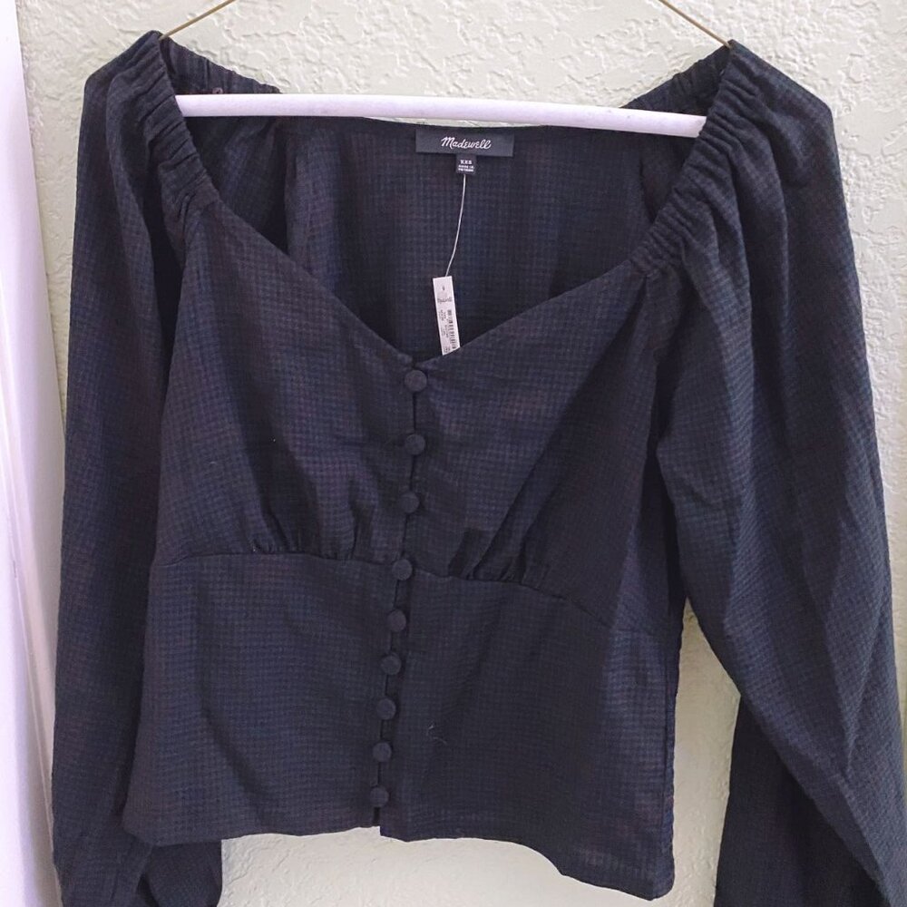 Madewell Preston Puff-Sleeve Top